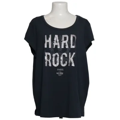 T-shirt (Sort) fra Hard Rock Elastan, Polyester, Viscose