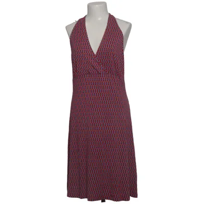 Halternek jurk (Rood, Blauw, Meerkleurig) van King Louie Elastaan, Viscose