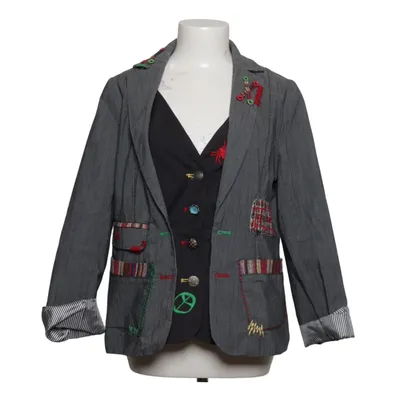 Blazer (Grå, Flerfarvet) fra Lulu-H Bomuld, Viscose