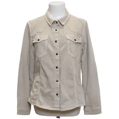Chemise (Beige) de Denim Hunter Coton, Élasthane