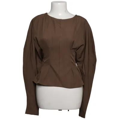 Wikkelblouse (Beige) van Jusdepom Polyester, Viscose