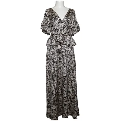 Klänning (Svart, Vit) från Lost Ink Elastan, Polyester