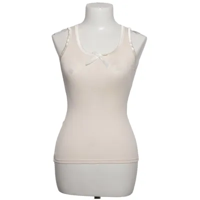 Tanktop (Beige) van Viktor & Rolf x H&M Katoen, Elastaan, Zijde