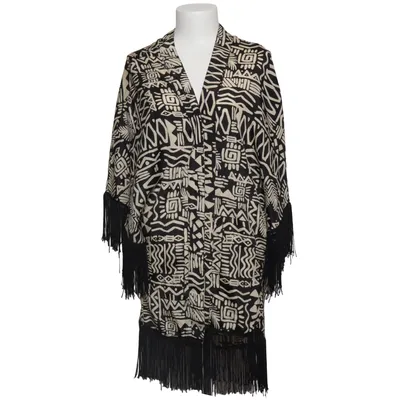 Poncho (Svart, Vit, Flerfärgad) från Reverse Polyester, Viskos