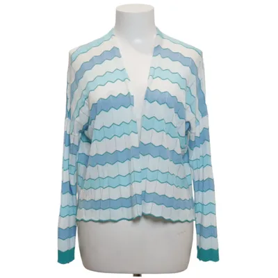Cardigan cache-cœur (Bleu, Blanc, Multicolore) de Maxwell Polyester, Viscose