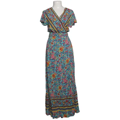 Robe portefeuille (Bleu, Multicolore) de Ecowish Coton