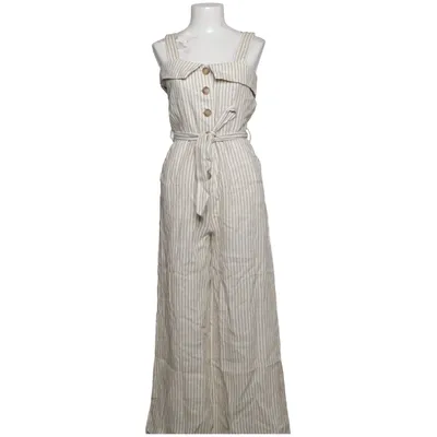 Combinaison (Beige, Blanc) de Mango Casual Coton, Lin