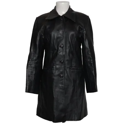 Leren jas (Zwart) van Gipsy by Mauritius Leer, Polyester