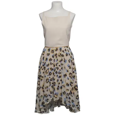 Dress (White, Multicolored) from Cristina Gavioli Elastane, Polyester