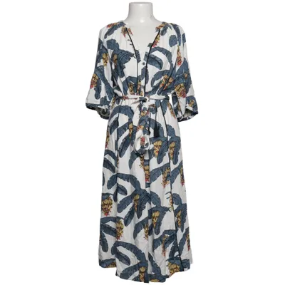 Robe chemise (Blanc, Bleu, Jaune) de Desmond & Dempsey Lin, Viscose
