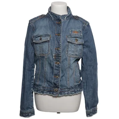 Veste en jean (Bleu) de Forecast Coton, Élasthane