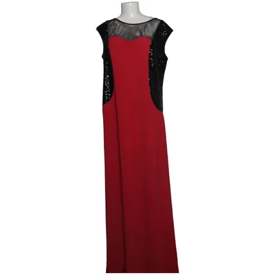 Avondjurk (Rood, Zwart, Meerkleurig) van Kubban Elastaan, Polyester