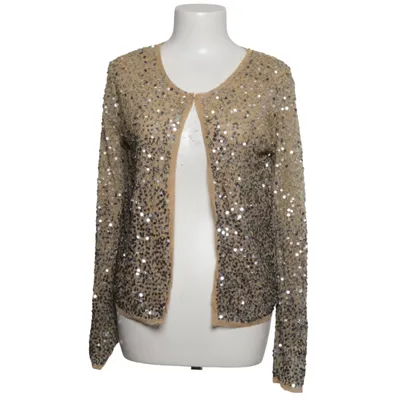 Cardigan (Beige, Silver) from Stella Forest Cotton, Polyamide