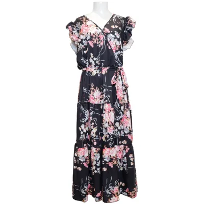 Klänning (Svart, Flerfärgad)