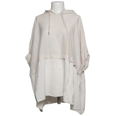 Short sleeve hoodie (Beige) from Luna Cotton, Linen, Lyocell