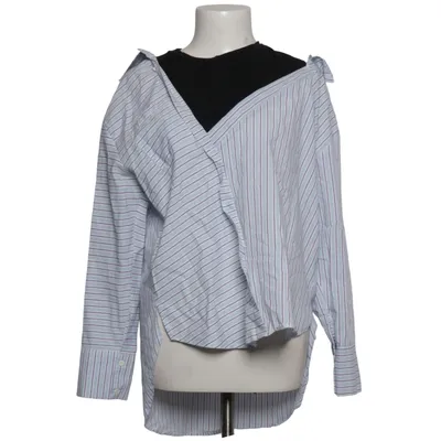 Shirt (Blue, White, Black) from Liebesglück Cotton, Elastane, Polyamide