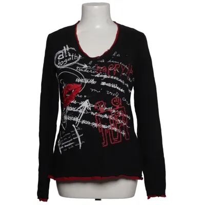 Long sleeve T-shirt (Black, Red) from Desigual Cotton