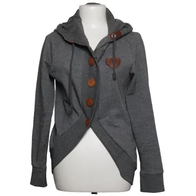 Kapuzenpullover (Grau) von HangOwear Baumwolle, Polyester