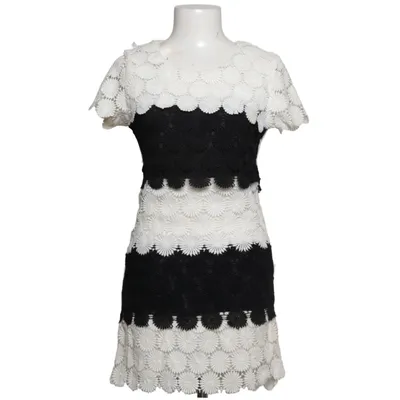 Kjole (Hvid, Sort) fra LM Lulu Bomuld, Polyester