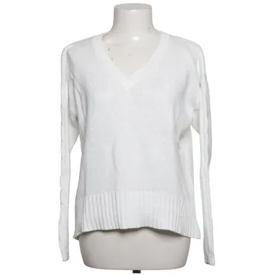 Pull-over (Blanc) de Cassis Acrylique, Coton