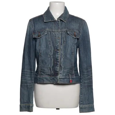 Veste en jean (Bleu) de ESPRIT Coton, Élasthane