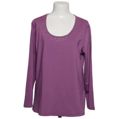 Long sleeve T-shirt (Purple) from Damart Elastane, Polyester