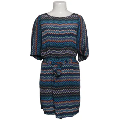 Jurk (Blauw, Bruin, Meerkleurig) van Akoz Polyester