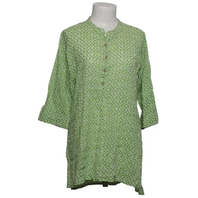 Tuniek (Groen, Wit) van Julia Bergovich Viscose