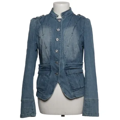 Jeansjacka (Blå) från Mandarin Bomull, Elastan, Polyester