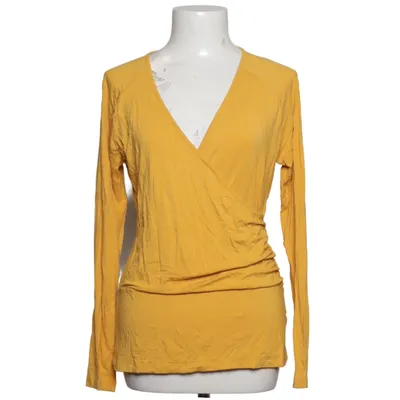 Wrap blouse (Yellow) from King Louie Elastane, Viscose