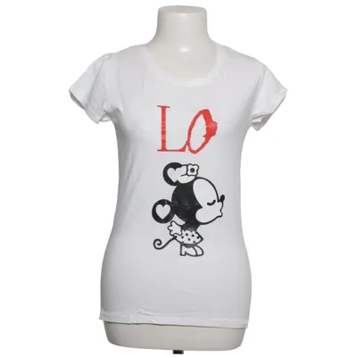T-shirt (Vit, Svart, Röd) från Glostory Bomull, Elastan