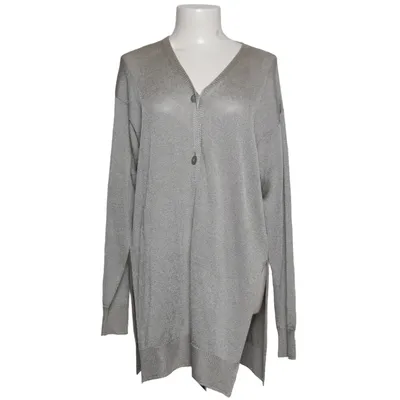 Cardigan (Gray) from Bruno Manetti Polyamide, Silk, Viscose