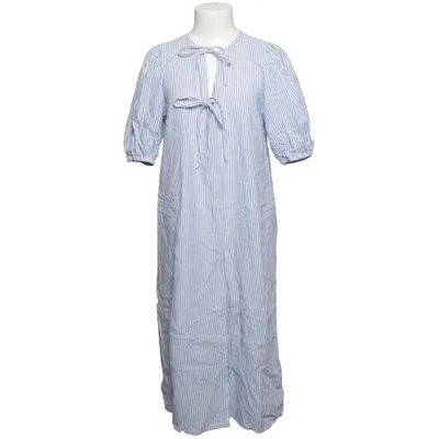 Robe (Bleu, Blanc) de H&M Coton, Lin