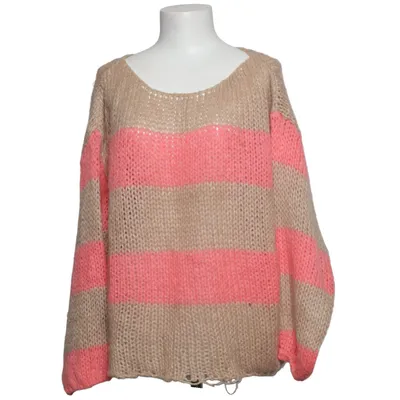 Sweater (Beige, Pink) from Man Acrylic, Mohair, Polyamide