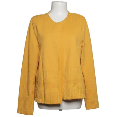 Strickjacke (Gelb) von Lisa Tossa Baumwolle, Elasthan, Polyester, Viskose