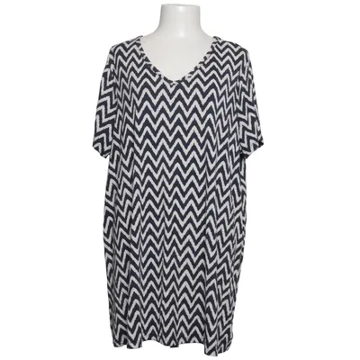 Dress (Blue, White) from Yesta Elastane, Viscose