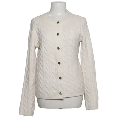 Cardigan (Hvid) fra Abercrombie & Fitch Akryl, Elastan, Polyamid, Polyester, Uld