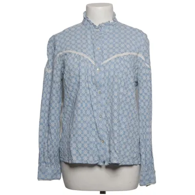 Blouse (Blauw, Wit) van Lovie&Co Katoen