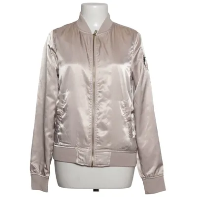 Bomber jacket (Beige) from Mymo Elastane, Polyester