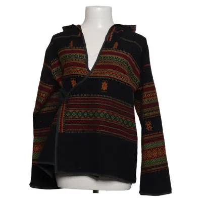 Hættetrøje (Sort, Flerfarvet) fra Guru Shop Viscose