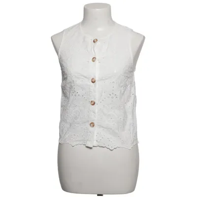 Top (Hvid) fra Sézane Økologisk bomuld, Genanvendt polyester, Viscose