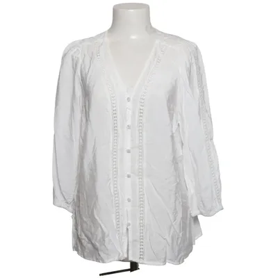 Blouse (White) from Kaffe Polyamide, Viscose
