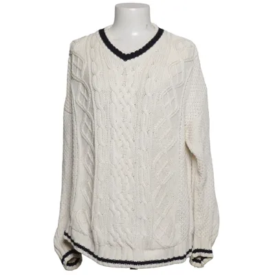 Sweater (White, Blue) from Cotton Republic Cotton