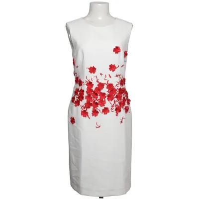 Klänning (Vit, Röd) från Apart Glamour Elastan, Polyester, Viskos