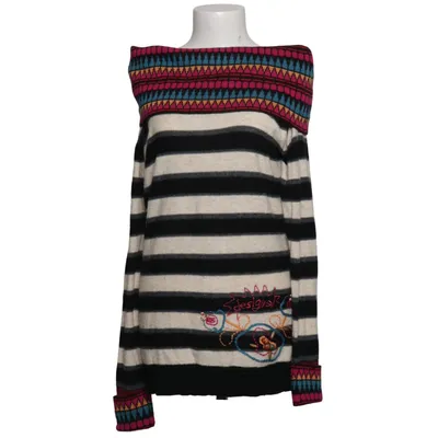 Sweater (Black, White, Multicolored) from Desigual Acrylic, Polyester, Viscose