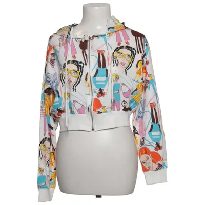 Hoodie (White, Multicolored) from Vinceotto Cotton, Polyester