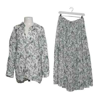 Skirt suit (White, Green) from Aglini Cotton