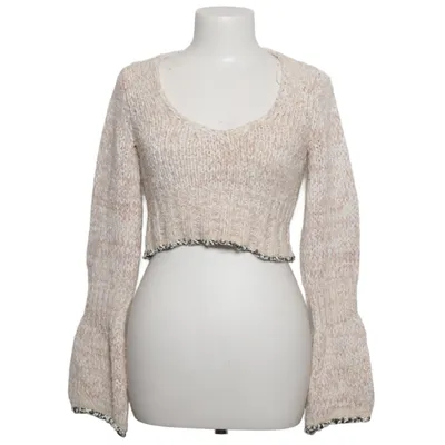 Sweater (Beige, Pink, Hvid) fra Zara Bomuld, Polyamid