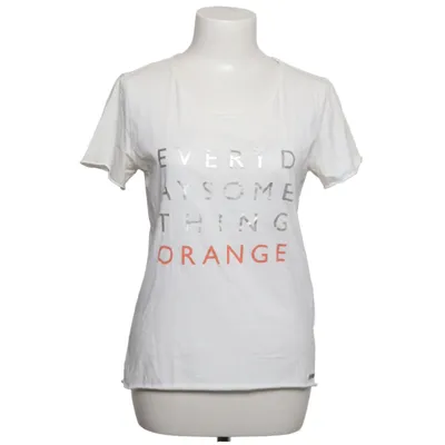 T-shirt (Blanc, Orange) de Hugo Boss Coton