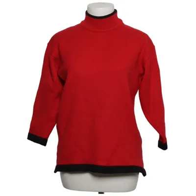 Turtleneck (Red, Black) from Hauber Acrylic, Wool
